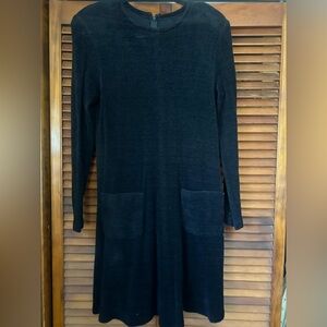 Vintage Black Long Sleeve Dress